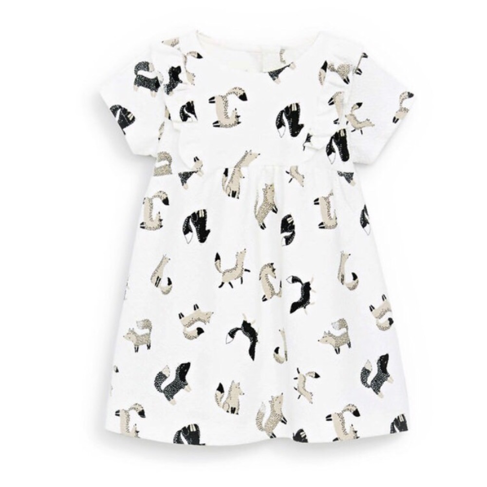 Zara Jacquard Animal Print Dress